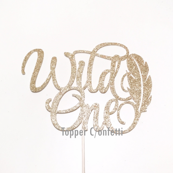 Wild One Cake Topper