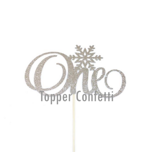 Winter Onederland Cake Topper