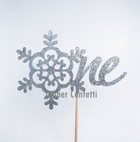 Winter Onederland Cake Topper